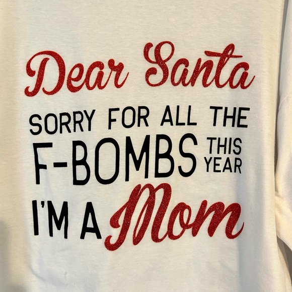 NWT Adult Humor/ F Bombs/ Holiday Shirt- 3XL - Picture 2 of 5
